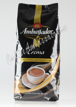 Кофе Ambassador (Амбассадор)  в зернах Crema