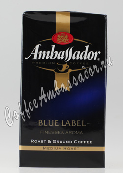 Кофе Ambassador (Амбассадор) Молотый Blue Label