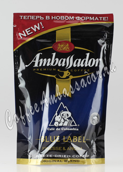 Кофе Ambassador Растворимый Blue Label 75 гр 